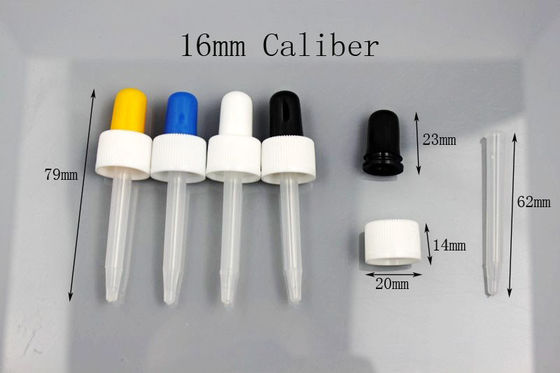 সাফ 60ml প্লাস্টিক ড্রপার বোতল UV ইলেক্ট্রোপ্লেটেড